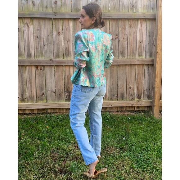 Reworked Vintage Beaded Brocade Jacket — One of a Kind - Picture 9 of 13